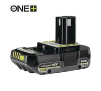 Ryobi RB1820C Batteria al Litio+ 18 V One+ 2,0 Ah Compatta, con Indicatore dello Stato di Carica, di Lunga Durata, Scocca con Protezione dagli Impatti