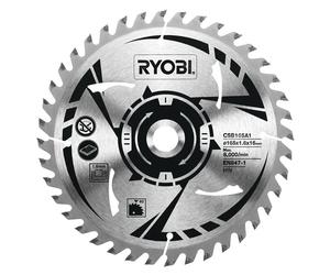 Ryobi CSB165A1 Lama Sega Circolare Ø 165mm 16mm 1,6mm 40T Legno R18CS