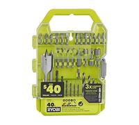 RYOBI Drill and Impact Drive Kit (40-Piece) Wood Metal Nuts Bolts