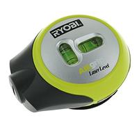 Ryobi ELL1002 Air Grip Livello laser compatto con montaggio del treppiede e capacità di aspirazione a parete (batterie AAA incluse)