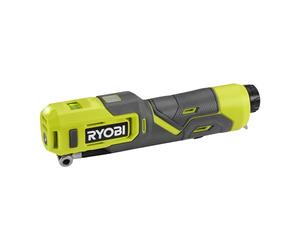 Ryobi Gonfiatore a Batteria 4V USB Lithium, Pressione fino a 6,9 bar / 100 PSI, Display LCD Digitale, Luce LED Integrata, Compatto per Auto, Bici e Palloni, Batteria Non Inclusa, RI4-0