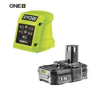 RYOBI KIT Batteria originale RYOBI ONE+ 18V 1,5Ah Ryobi RB18L15B + caricatore
