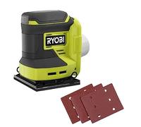 RYOBI Levigatrice a batteria ONE+ 18V 1/4 (solo utensile), PCL401B, verde