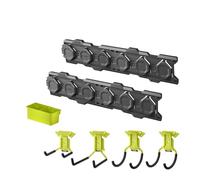 Ryobi - Kit di intallazione completo Link, per garage e officina (7 pezzi) - Sistema LINK - RSLWPK-7PC, Verde e Antracite