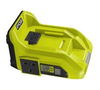 Ryobi - Max Power 36v Trasformatore Cordless: 300w-500w - 3 Porte: 1 Eu Elettrica + 1 Usb-a + 1 Usb-c - Lampada Led - Senza Batteria