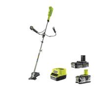 Ryobi OBC1820B Decespugliatore Bike Batteria 18V ONE+ Kit (2.0 + 4.0) Ah
