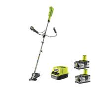 Ryobi OBC1820B Decespugliatore Bike Batteria 18V ONE+ Kit 2x4.0 Ah