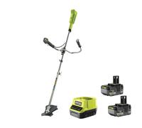 Ryobi OBC1820B Decespugliatore Bike Batteria 18V ONE+ Kit 2x5.0 Ah