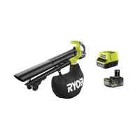 Ryobi OBV18 Soffiatore Aspiratore Brushless Batteria 18V ONE+ Kit 5.0 Ah