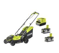 Ryobi OLM1833B Rasaerba Batteria 18V ONE+ 33cm 35Lt Mulching 25-65mm 2x4.0 Ah
