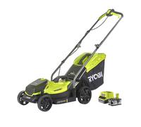 Ryobi OLM1833B Rasaerba Batteria 18V ONE+ 33cm 35Lt Mulching 25-65mm Kit 4.0 Ah