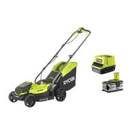 Ryobi OLM1833B Rasaerba Batteria 18V ONE+ 33cm 35Lt Mulching 25-65mm Kit 4.0 Ah