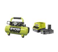 Ryobi R18AC-0 Compressore Aria Batteria 18V ONE+ 3.8 Litri 8.3 Bar Kit 2.0 Ah