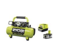 Ryobi R18AC-0 Compressore Aria Batteria 18V ONE+ 3.8 Litri 8.3 Bar Kit 4.0 Ah