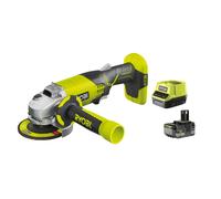 Ryobi R18AG-0 Smerigliatrice Angolare Batteria 18V ONE+ 115mm 7500 rpm Kit 5.0Ah