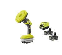 Ryobi R18CPS-0 Spazzola Rotante Batteria 18V ONE+ 15cm 210giri/min Kit 2x5.0 Ah
