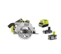 Ryobi R18CS-0 Sega Circolare Batteria 18V ONE+ 165mm 52mm 4700 rpm (2.0 + 4.0)Ah