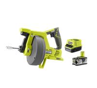 Ryobi R18DA-0 Sturatubi Batteria 18V ONE+ Max Ø50mm Testa Ø16mm 7.6m 4.0 Ah