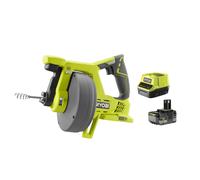 Ryobi R18DA-0 Sturatubi Batteria 18V ONE+ Max Ø50mm Testa Ø16mm 7.6m 5.0 Ah