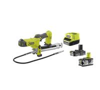 Ryobi R18GG-0 Pistola Grasso Batteria 18V Cartucce 400gr 76cm 690Bar (2.0+4.0)Ah