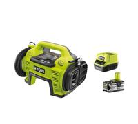 Ryobi R18I-0 Compressore Batteria 18V ONE+ 10.34 Bar 150PSI Kit 4.0 Ah