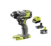 Ryobi R18IW3-0 Avvitatore Impulsi Batteria 18V ONE+ 1/2" Quadr 400Nm (2.0+4.0)Ah