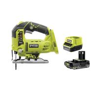 Ryobi R18JS-0 Seghetto Alternativo Batteria 18V ONE+ 3000 rpm 25mm Kit 2.5 Ah