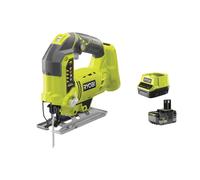 Ryobi R18JS-0 Seghetto Alternativo Batteria 18V ONE+ 3000 rpm 25mm Kit 5.0 Ah