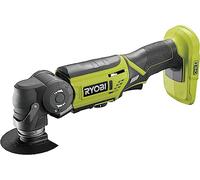 Ryobi R18MT-0 Utensile Multifunzione a Batteria 18V ONE+, Batteria non Inclusa, Testa Orientabile a 4 Posizioni, Velocità Variabile a 6 Posizioni, per Levigare, Livellare e Tagliare