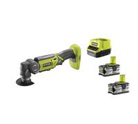 Ryobi R18MT-0 Utensile Multifunzione Batteria 18V Orientabile 3.2° Kit 2X4.0 Ah