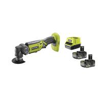 Ryobi R18MT-0 Utensile Multifunzione Batteria 18V Orientabile 3.2° Kit 2X5.0 Ah