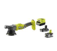 Ryobi R18P-0 Lucidatrice Batteria 18V ONE+ 125mm 7500giri/min Kit (2.0 + 4.0) Ah