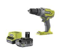 Ryobi R18PD3-140SA Trapano a Percussione 18V ONE+ con Batteria 4.0 Ah, Caricabatterie, Set 31 Inserti e Borsa, Mandrino 13 mm, 50 Nm, 2 Velocità
