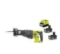 Ryobi R18RS-0 Sega Diritta Gattuccio Batteria 18V ONE+ 2900 rpm Kit 2x5.0 Ah