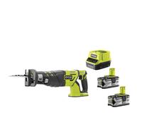 Ryobi R18RS7-0 Sega Diritta Gattuccio Batteria Brushless 18V ONE+ Kit 2x4.0 Ah