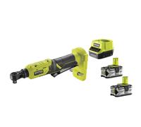 Ryobi R18RW3-0 Cricchetto Batteria 18V ONE+ ⅜ ″ Quadro 60Nm Kit 2x4.0 Ah