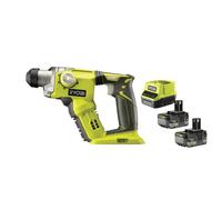 Ryobi R18SDS-0 Tassellatore SDS+ Batteria 18V ONE+ 1.3J 15Nm Kit 2x5.0 Ah