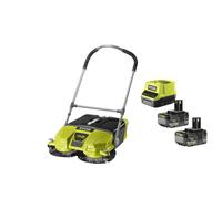 Ryobi R18SW3-0 Spazzatrice Batteria 18V ONE+ 53cm 17 Lt 140 rpm Kit 2x5.0 Ah
