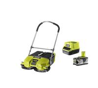 Ryobi R18SW3-0 Spazzatrice Batteria 18V ONE+ 53cm 17 Lt 140 rpm Kit 4.0 Ah