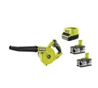 Ryobi R18TB-0 Soffiatore Compatto 18V ONE+ 200 km/h 2.9 m3/min Kit 2x4.0 Ah