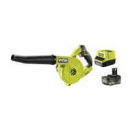 Ryobi R18TB-0 Soffiatore Compatto 18V ONE+ 200 km/h 2.9 m3/min Kit 5.0 Ah