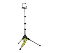 Ryobi R18TL-0 Faro con Treppiedi LED 18V, Fino a 2.700 Lumens per Distanze Fino a 10m, Estensione in Altezza da 0.6m a 1.7m, 3 Livelli di Luminosità e 1 Testa Ruotabile Fino a 310°