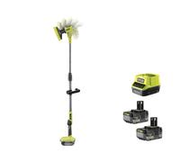 Ryobi R18TPS-0 Spazzola Rotante Telescopica Batteria 18V ONE+ 1.4m Kit 2x5.0 Ah