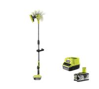 Ryobi R18TPS-0 Spazzola Rotante Telescopica Batteria 18V ONE+ 1.4m Kit 4.0 Ah