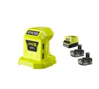 Ryobi R18USB-0 Caricatore USB 2.1/1.0A Batteria 18V ONE+ Kit 2x5.0 Ah