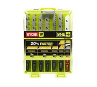 Ryobi RAK10JSB Kit 10 Lame Universali Seghetto Alternativo 6/10/14/20/24TPI