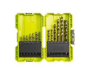Ryobi RAK19HSS2 Kit 19 Punte HSS Trapano Avvitatore Per Metallo