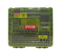 Ryobi RAKD141 Kit 141 Bits 1/4" Esagonale Punte Bussole Trapano Avvitatore