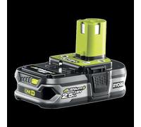 Ryobi RB18L25, Batteria al Litio 18V One+ 2.5Ah, Batteria di Lunga Durata con 4 Indicatori dello Stato di Carica, Leggera e Potente, Tecnologia IntelliCell, Resistente agli Impatti, Fai da Te
