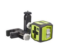Ryobi - Laser trasversale verde - Range 15 M - Precision +/- 0,5 mm - consegnato con pinze di fissaggio e 2 batterie - RBCLLG1